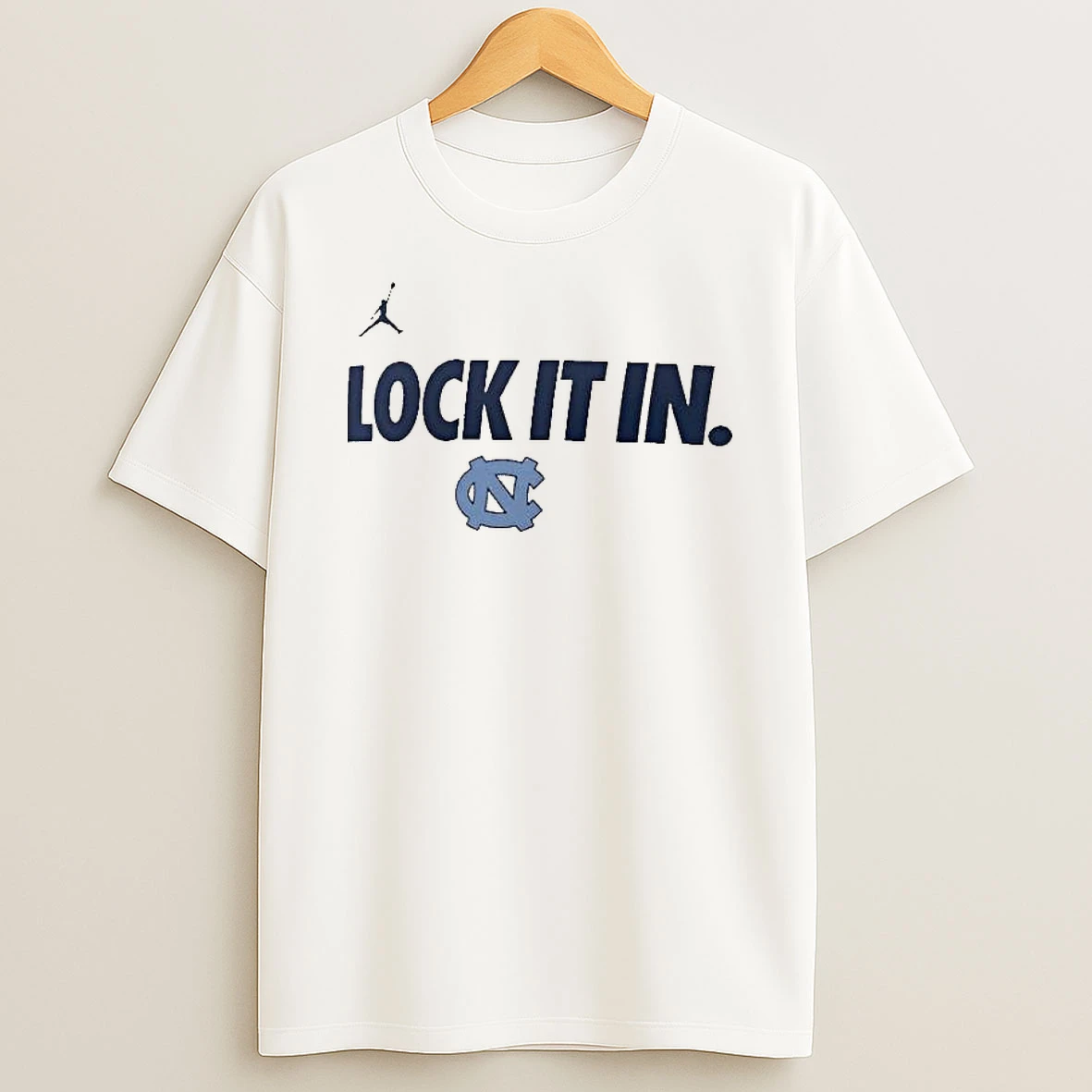 North Carolina Tar Heels Lock It In 2026 On Court Bench T Shirt