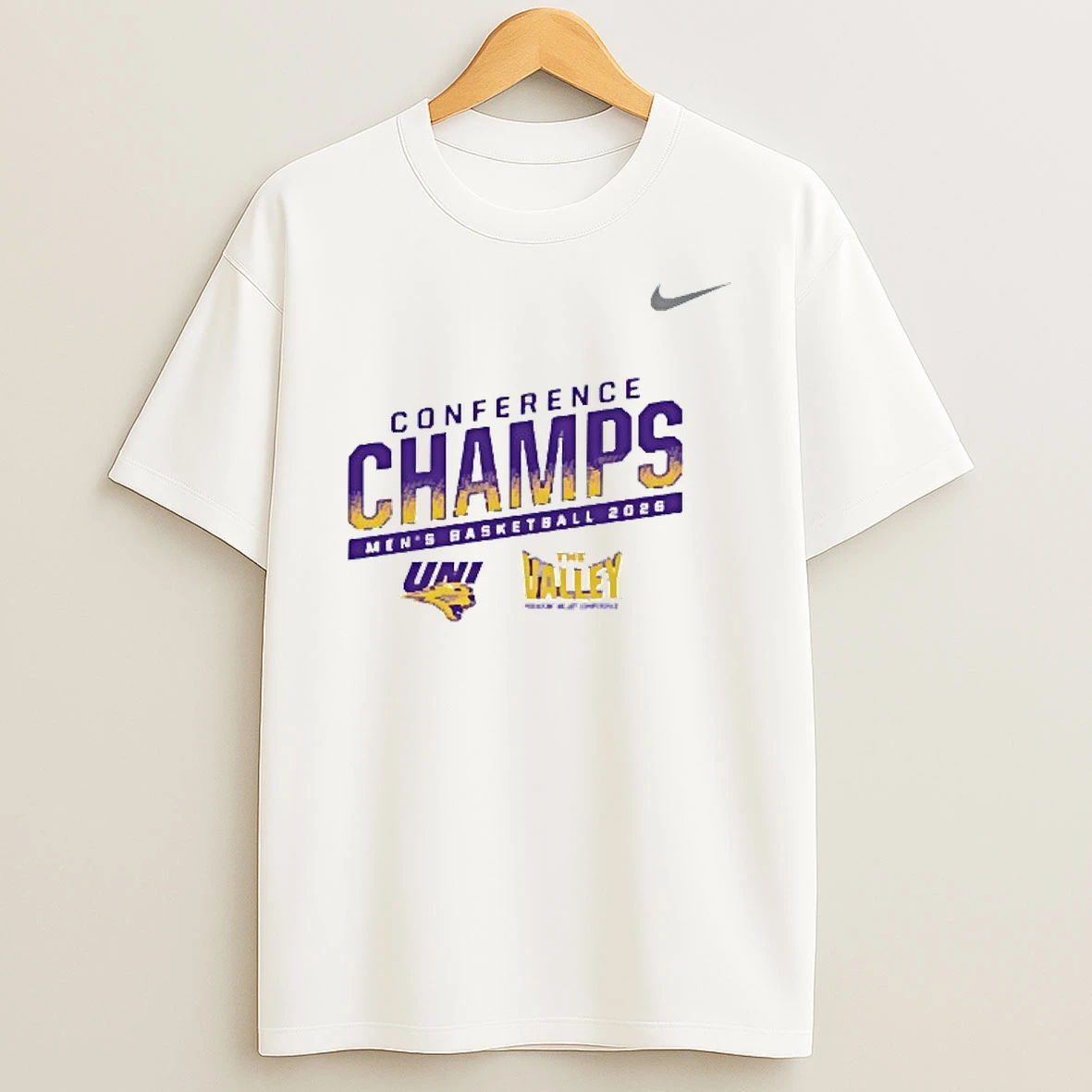 Northern Iowa Panthers Mens Basketball 2026 Conference Champs T Shirt