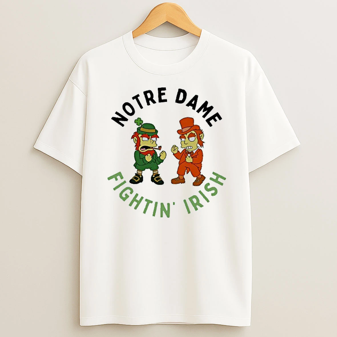 Notre Dame Fighting Irish St Patricks Day T Shirt