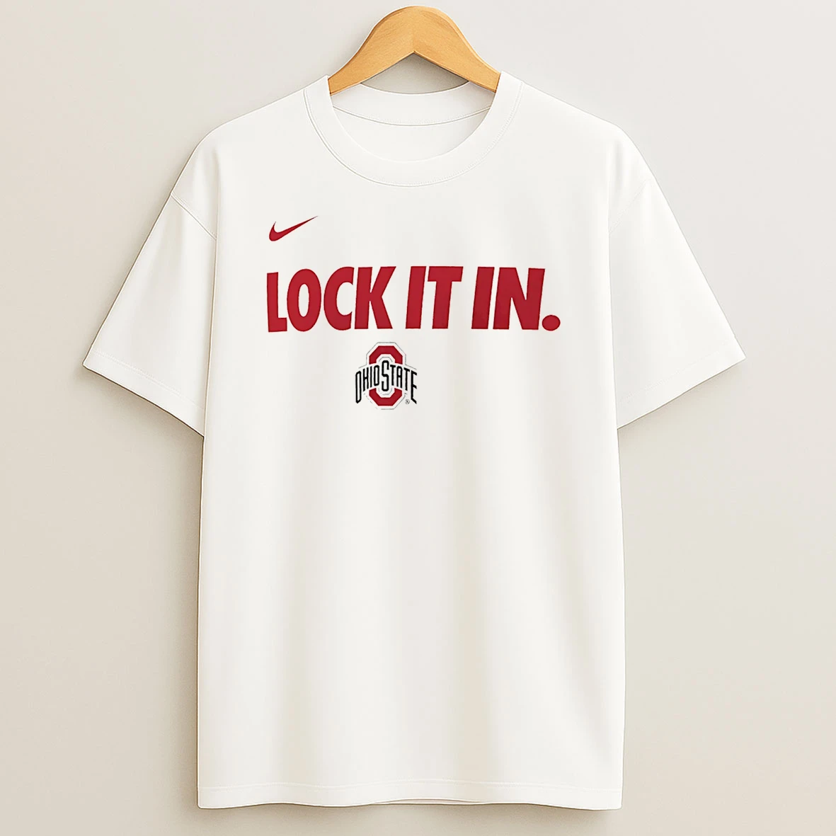 Ohio State Buckeyes Lock It In Logo T Shirt
