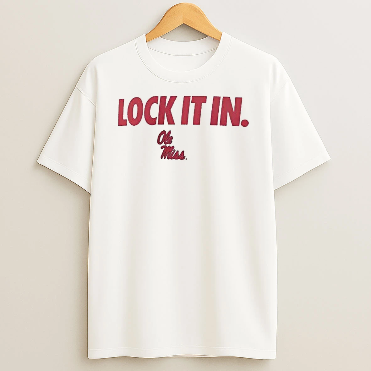 Ole Miss Rebels Lock It In 2026 On Court Bench T Shirt