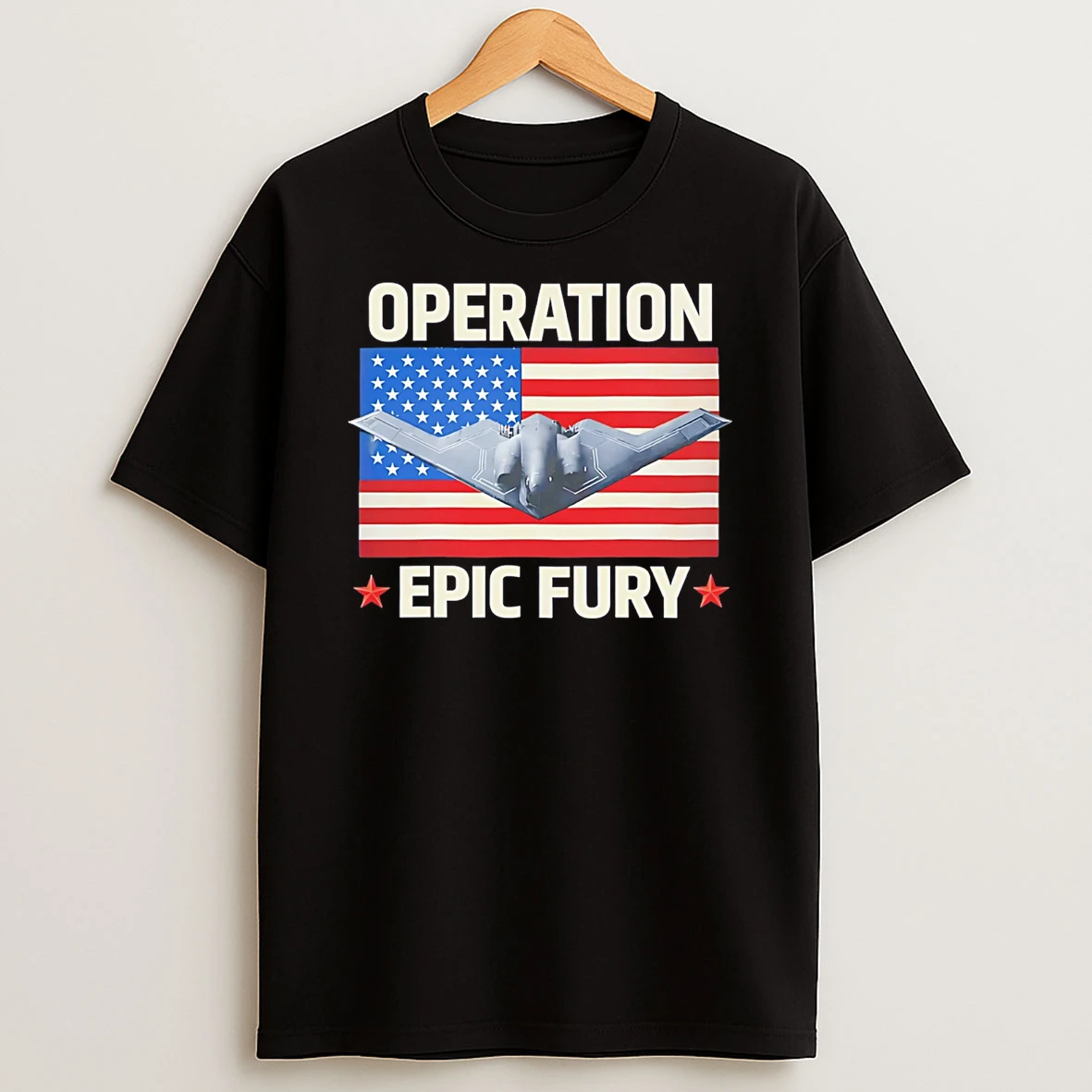 Operation Epic Fury B 2 Spirit Bomber T Shirt