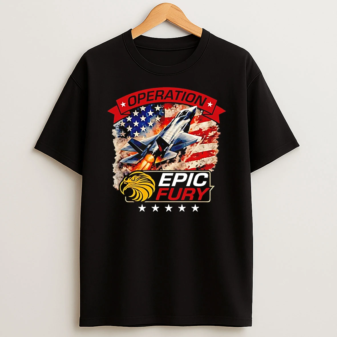 Operation Epic Fury B 2 Usa Flag 26 T Shirt