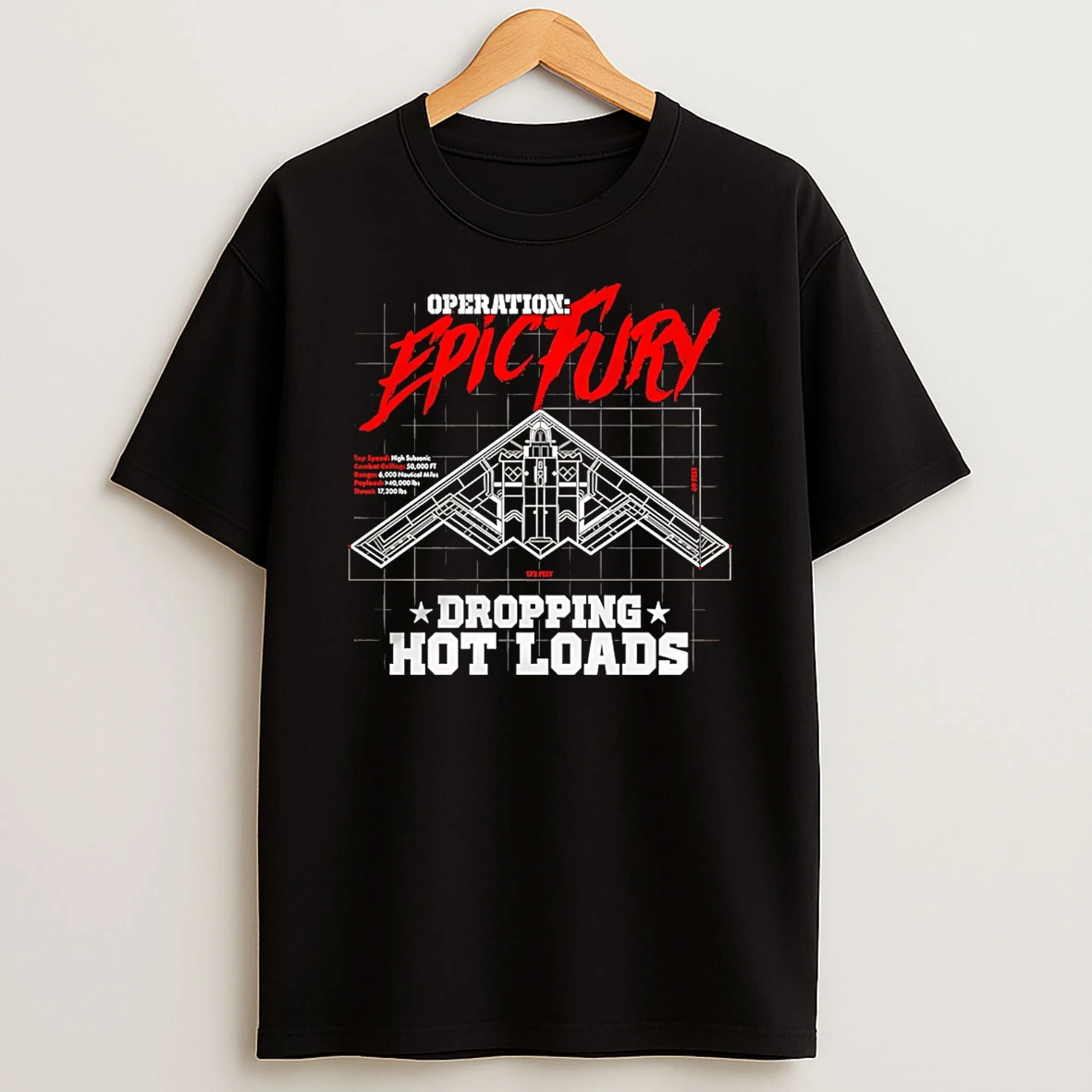 Operation Epic Fury Dropping Hot Loads T Shirt