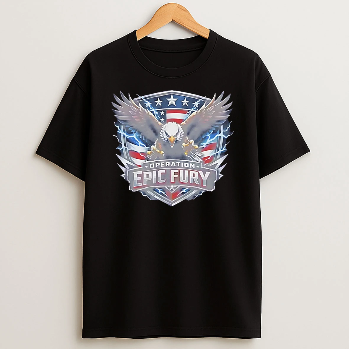 Operation Epic Fury Freedom Usa Flag T Shirt