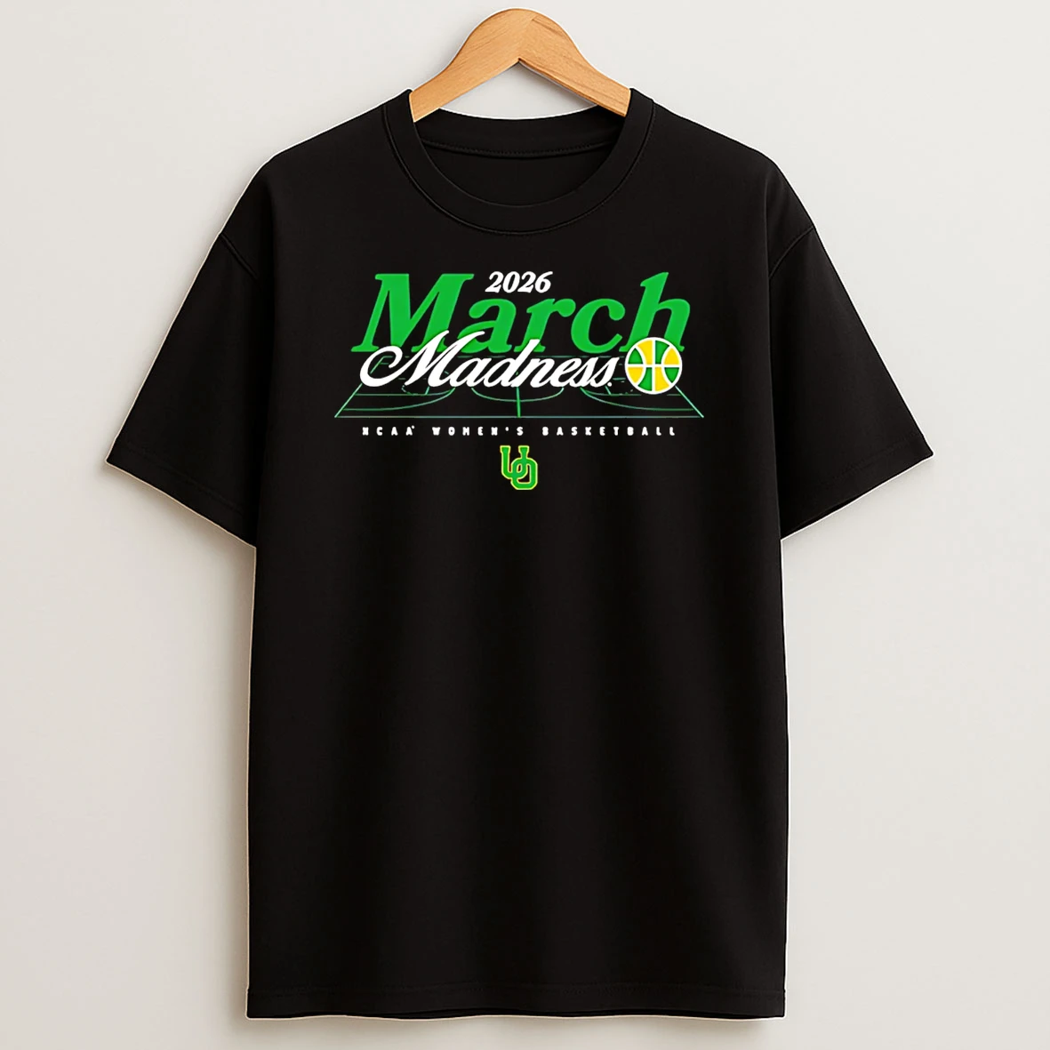 Oregon Womens Basketball Ncaa March Madness 2026 Logo T Shirt