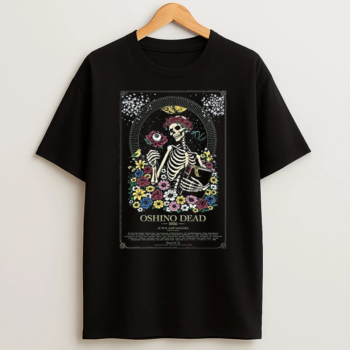 Oshino Dead March 20 22 2026 Autocamp Mogura Numazu Shizuoka T Shirt