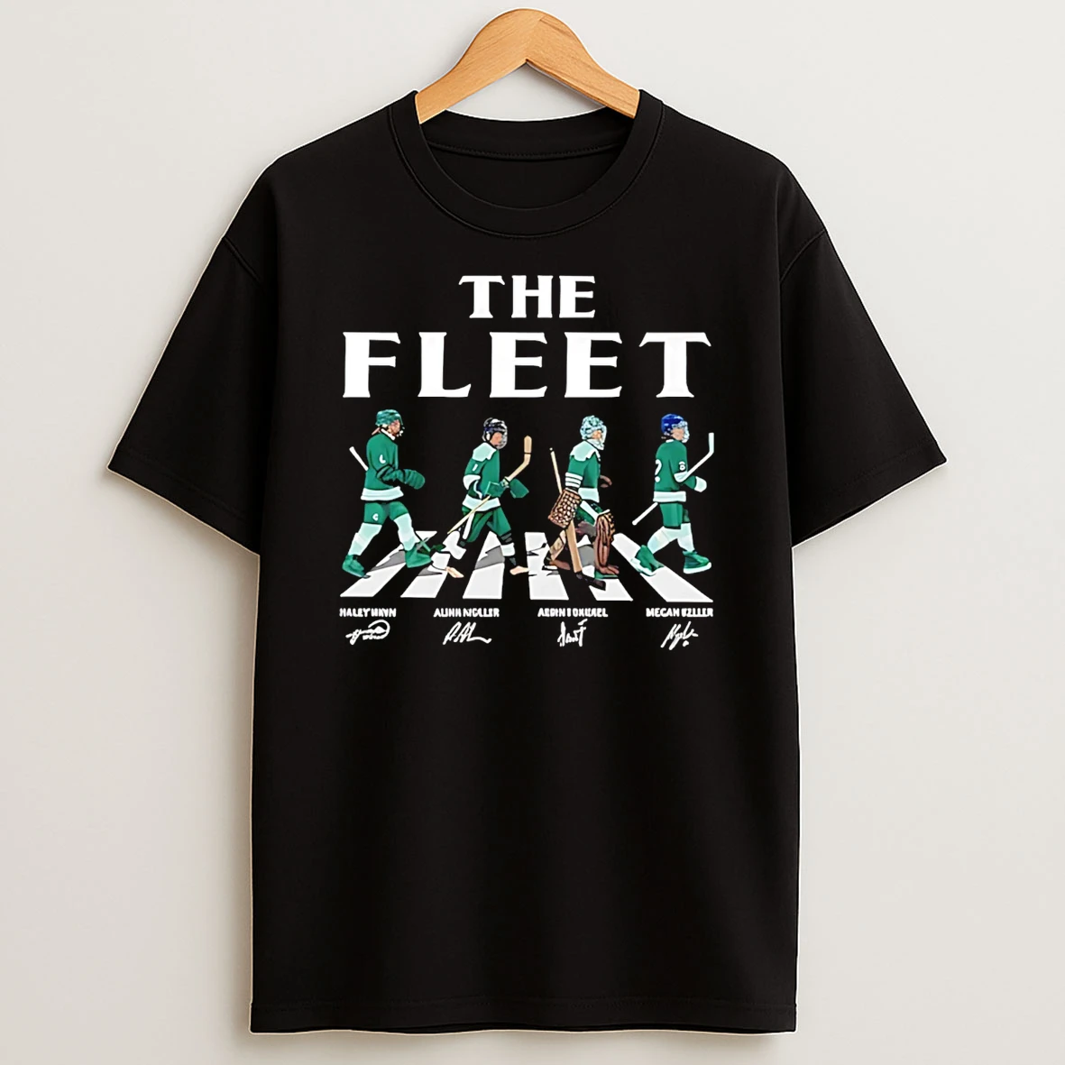 Pwhl Boston The Fleet Abbey Road Womens Hockey T Shirt