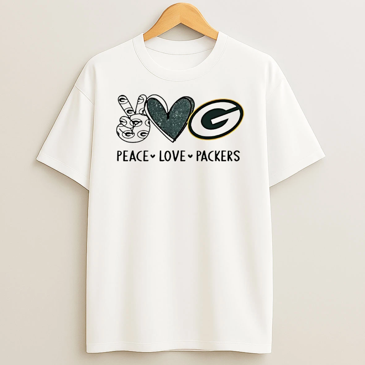 Peace Love Green Bay Packers Nfl T Shirt