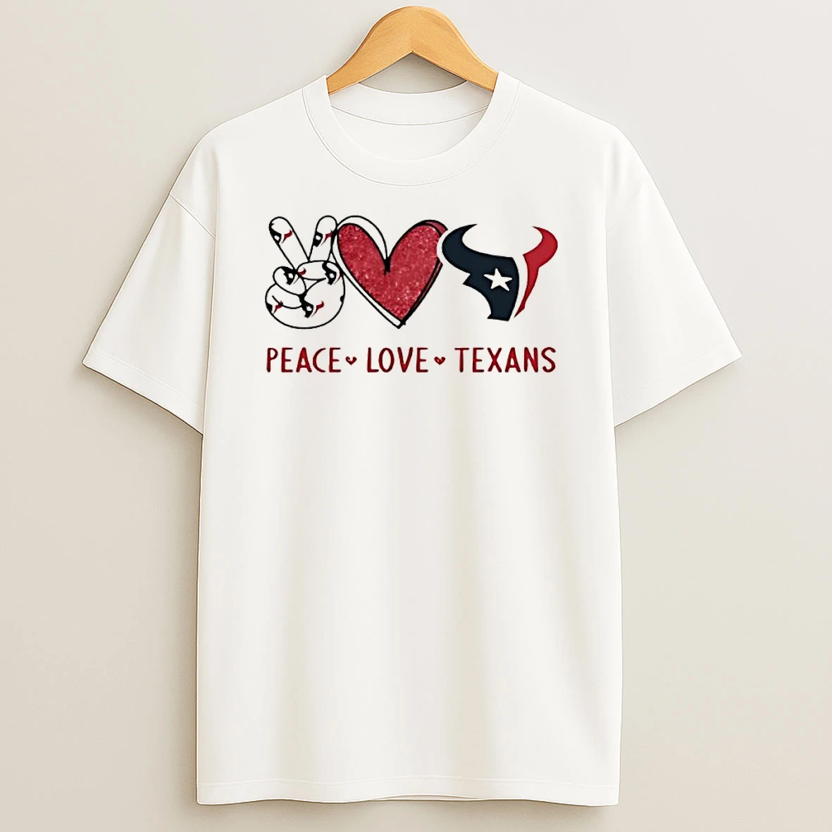 Peace Love Houston Texans Nfl T Shirt