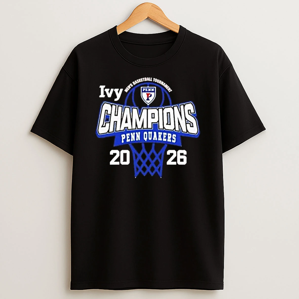 Penn Quakers 2026 Ivy League Mens Basketball Tournament Champions T Shirt