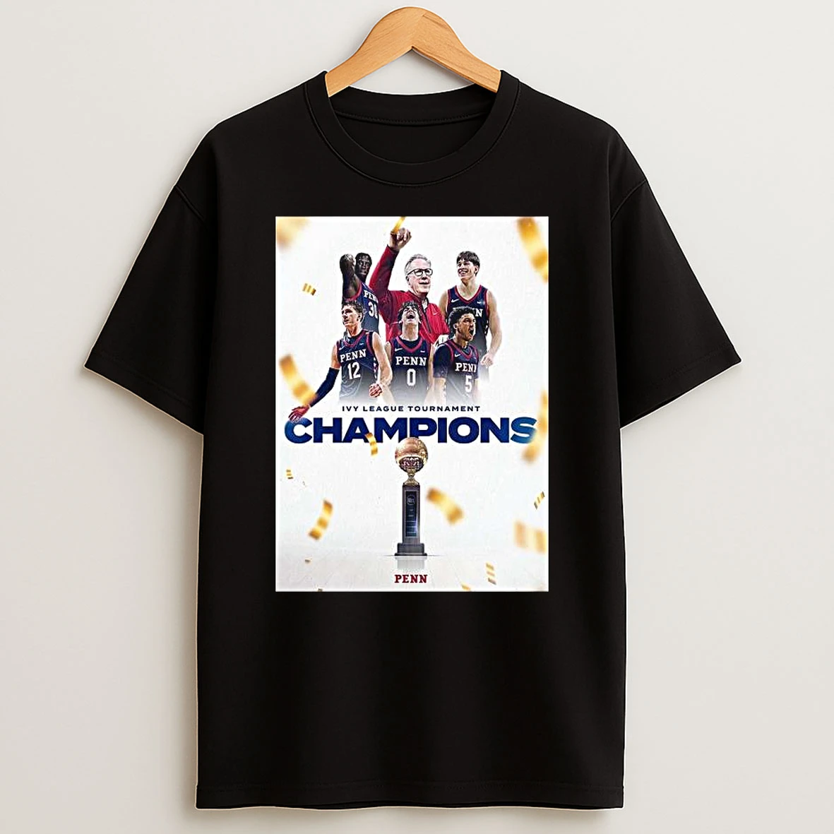Pennsylvania Quakers Mens Basketball Ivy League Tournament Champions T Shirt