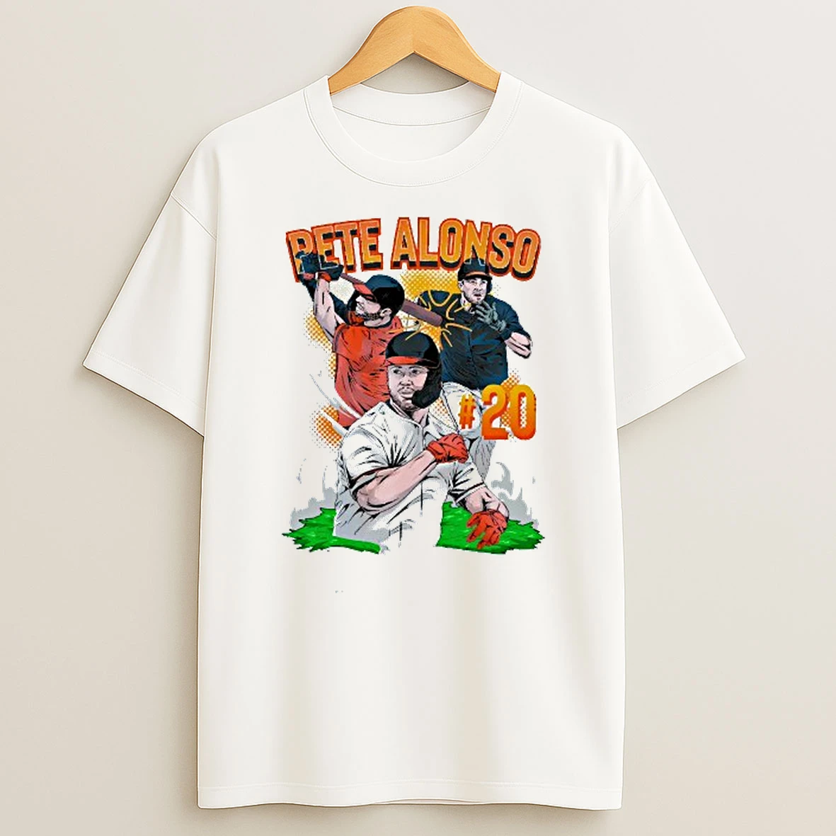 Pete Alonso 20 Baltimore Orioles Planet Euphoria Collage T Shirt