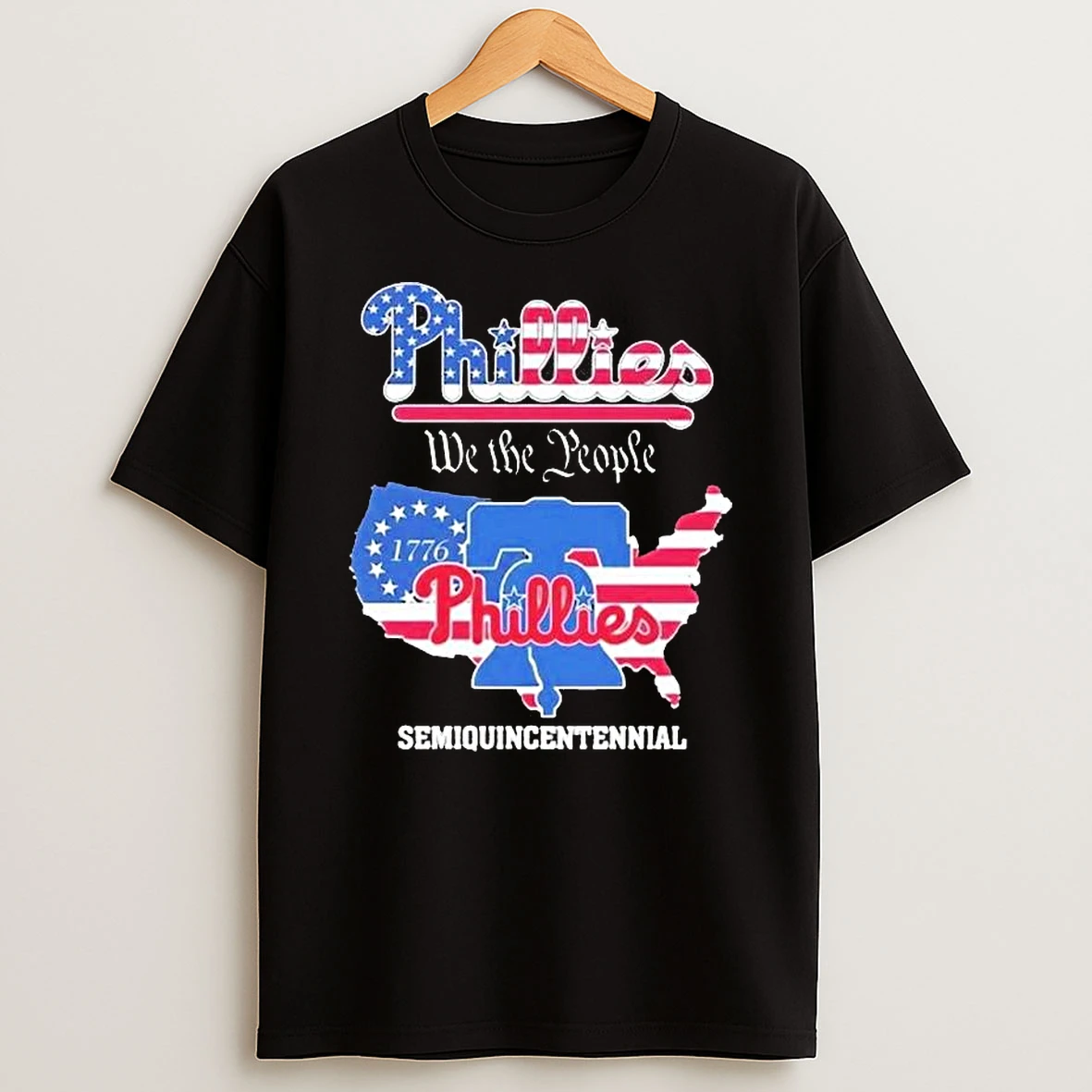 Philadelphia Phillies We The People Semiquincentennial T Shirt