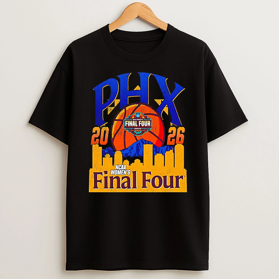 Phoenix 2026 Ncaa Womens Final Four Skyline T Shirt