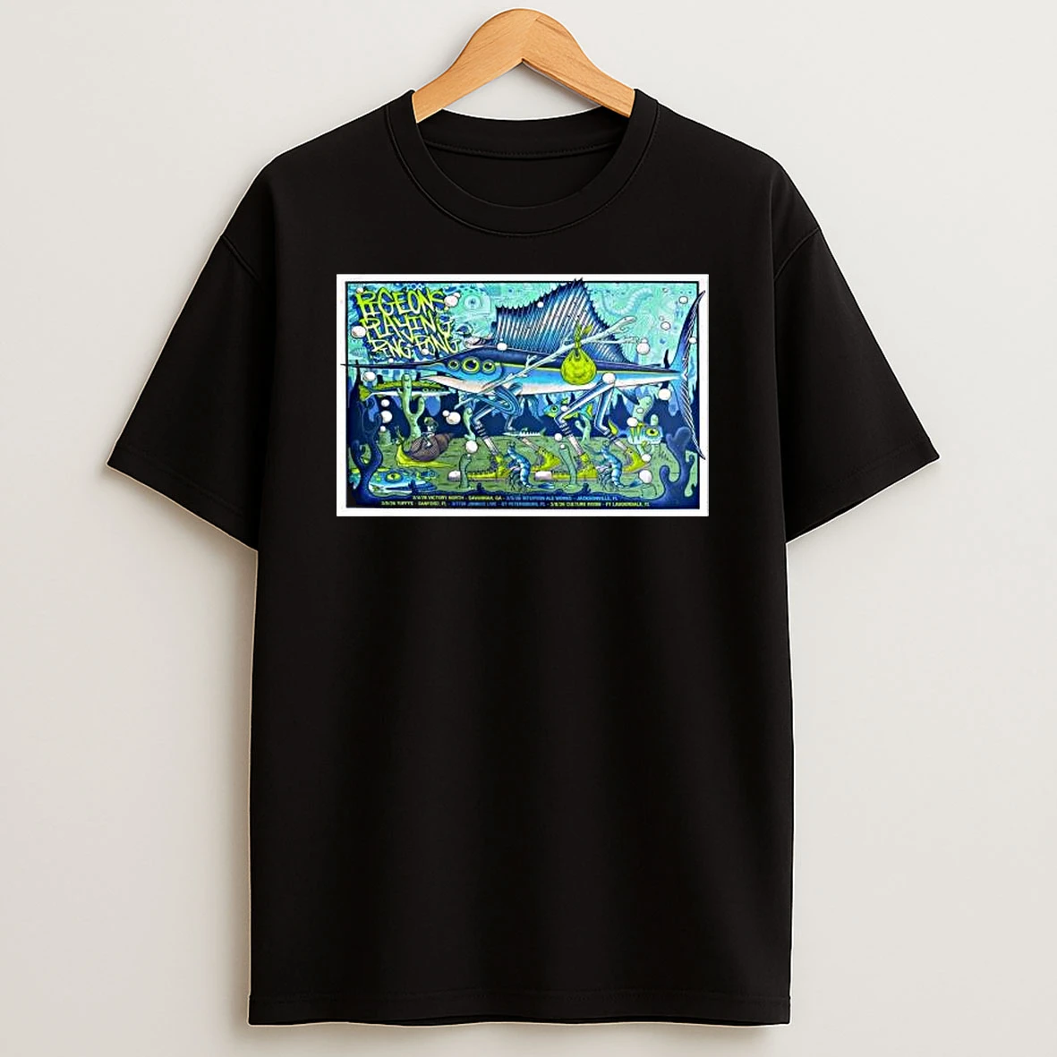 Pigeons Playing Ping Pong Mar 5 2026 Jacksonville Fl T Shirt