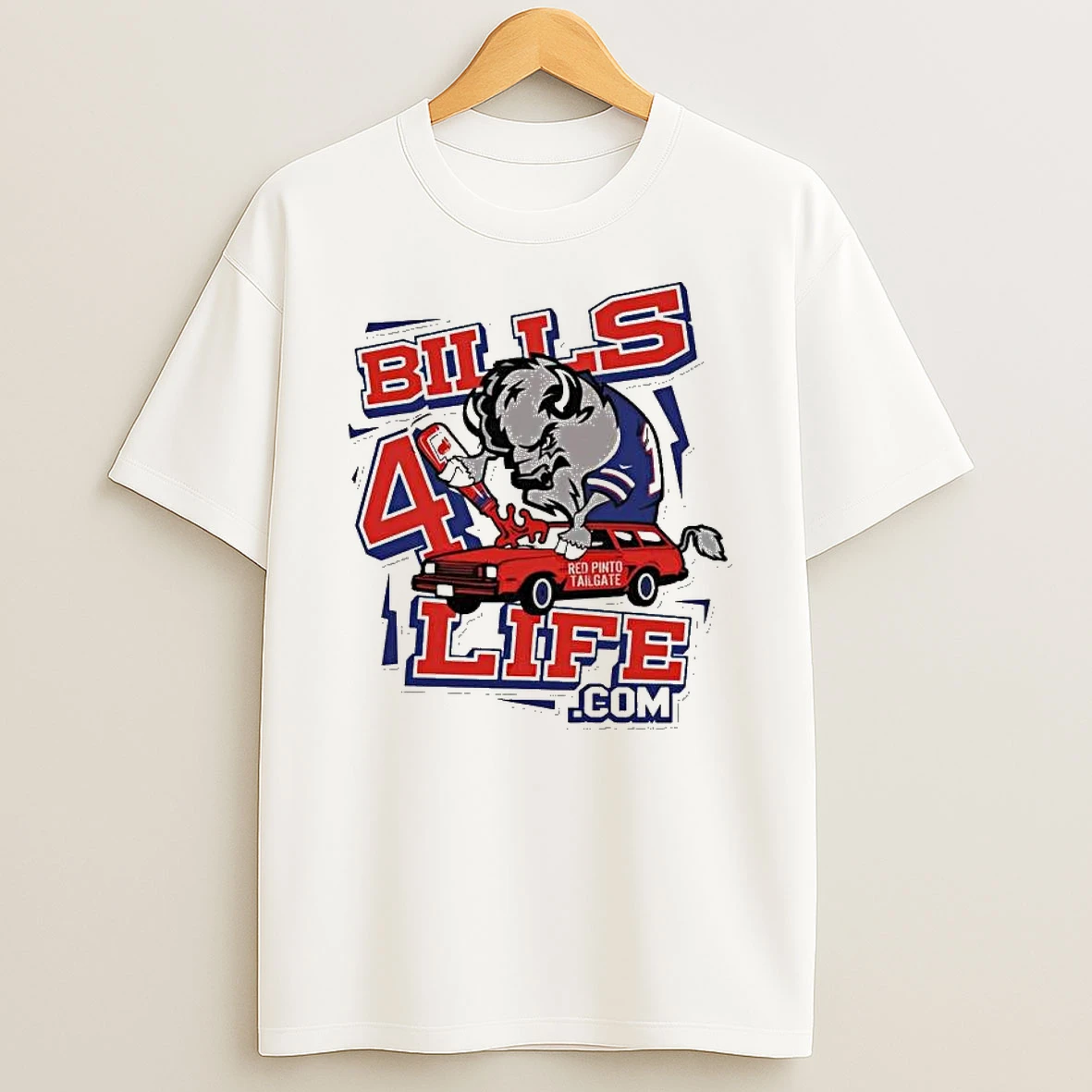 Pinto Ron Wearing Bills 4life Buffalo T Shirt