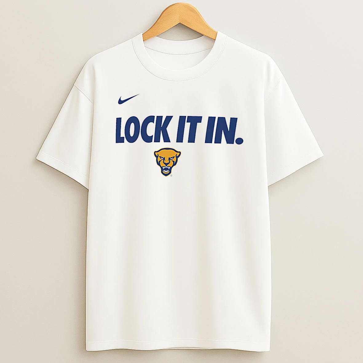 Pitt Panthers Lock It In Logo T Shirt