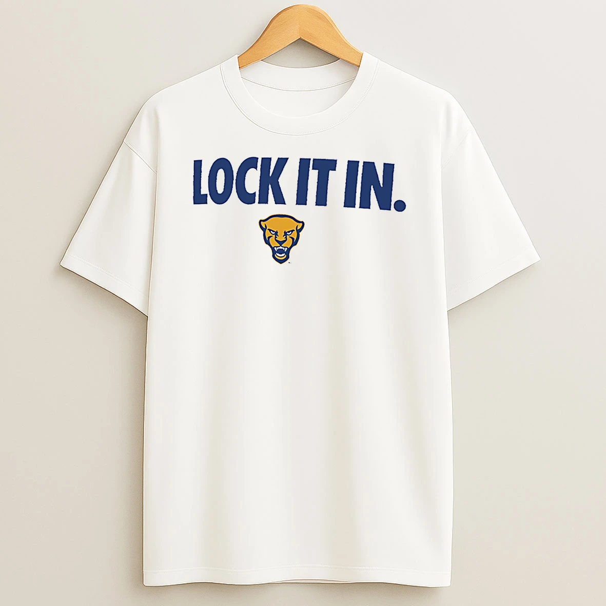 Pittsburgh Panthers Lock It In Logo T Shirt