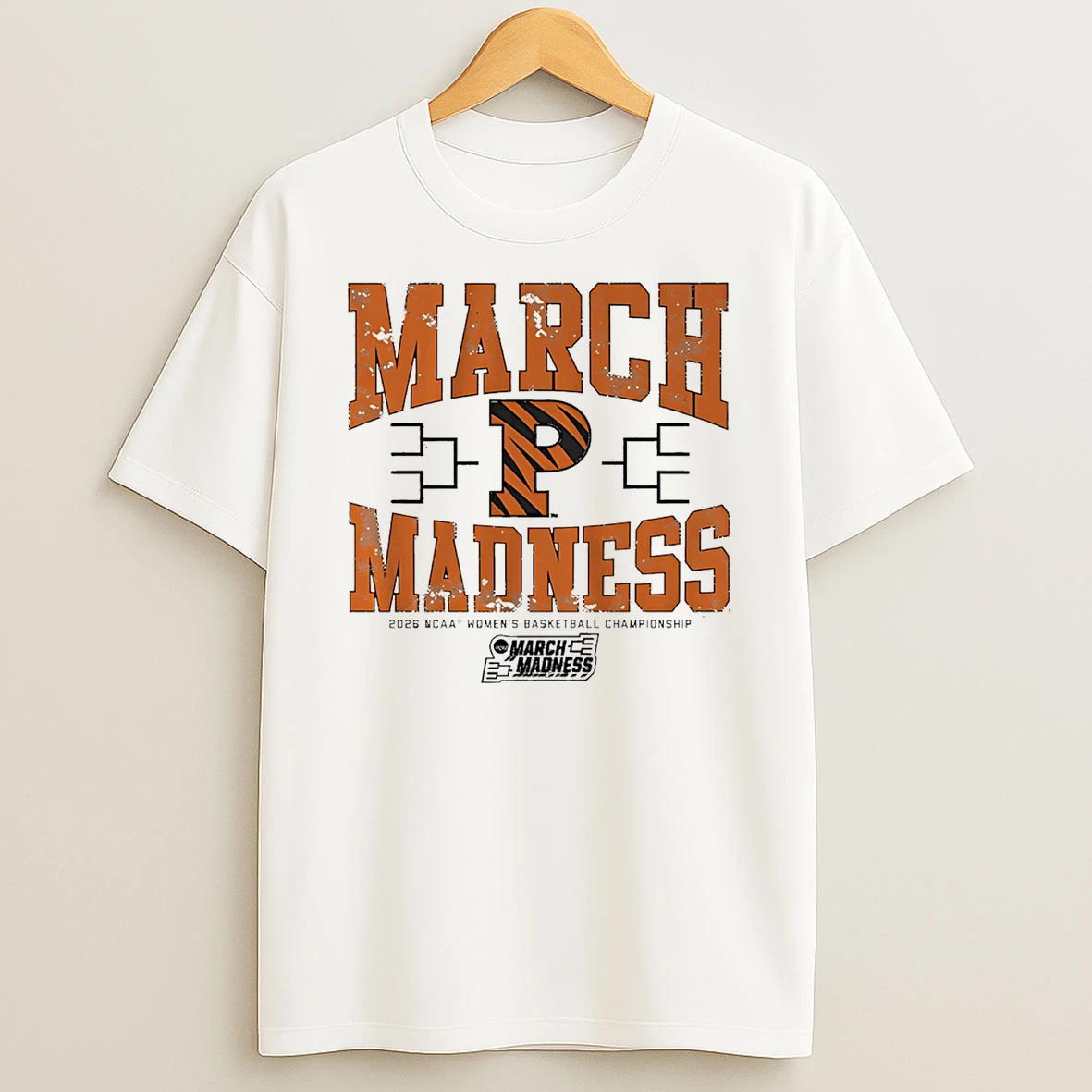 Princeton Tigers Wbb 2026 March Madness Logo T Shirt