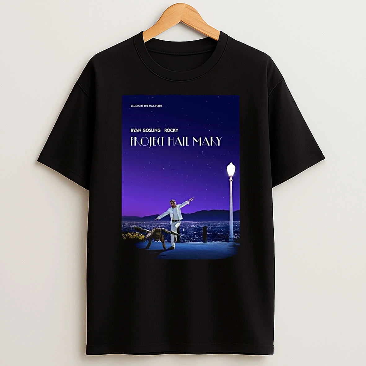 Project Hail Mary Inspired La La Land Ryan Gosling Rocky T Shirt