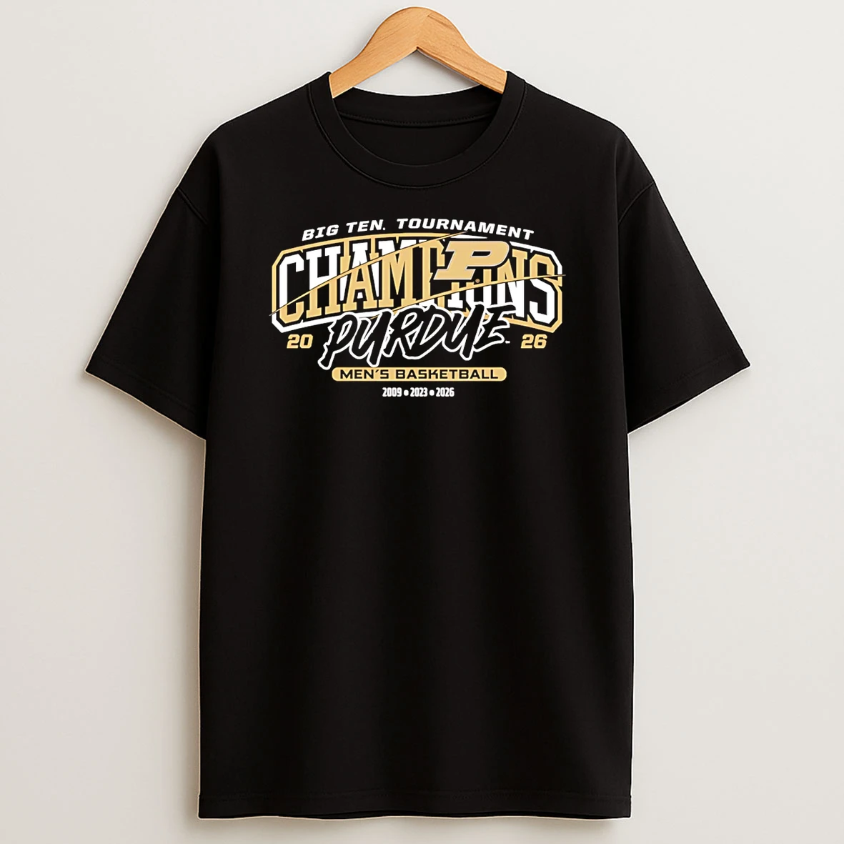 Purdue Boilermakers 2026 Big Ten Tournament Champions Banner T Shirt