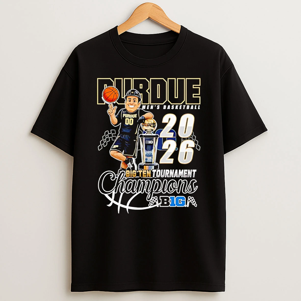 Purdue Boilermakers 2026 Big Ten Tournament Champions Mascot T Shirt