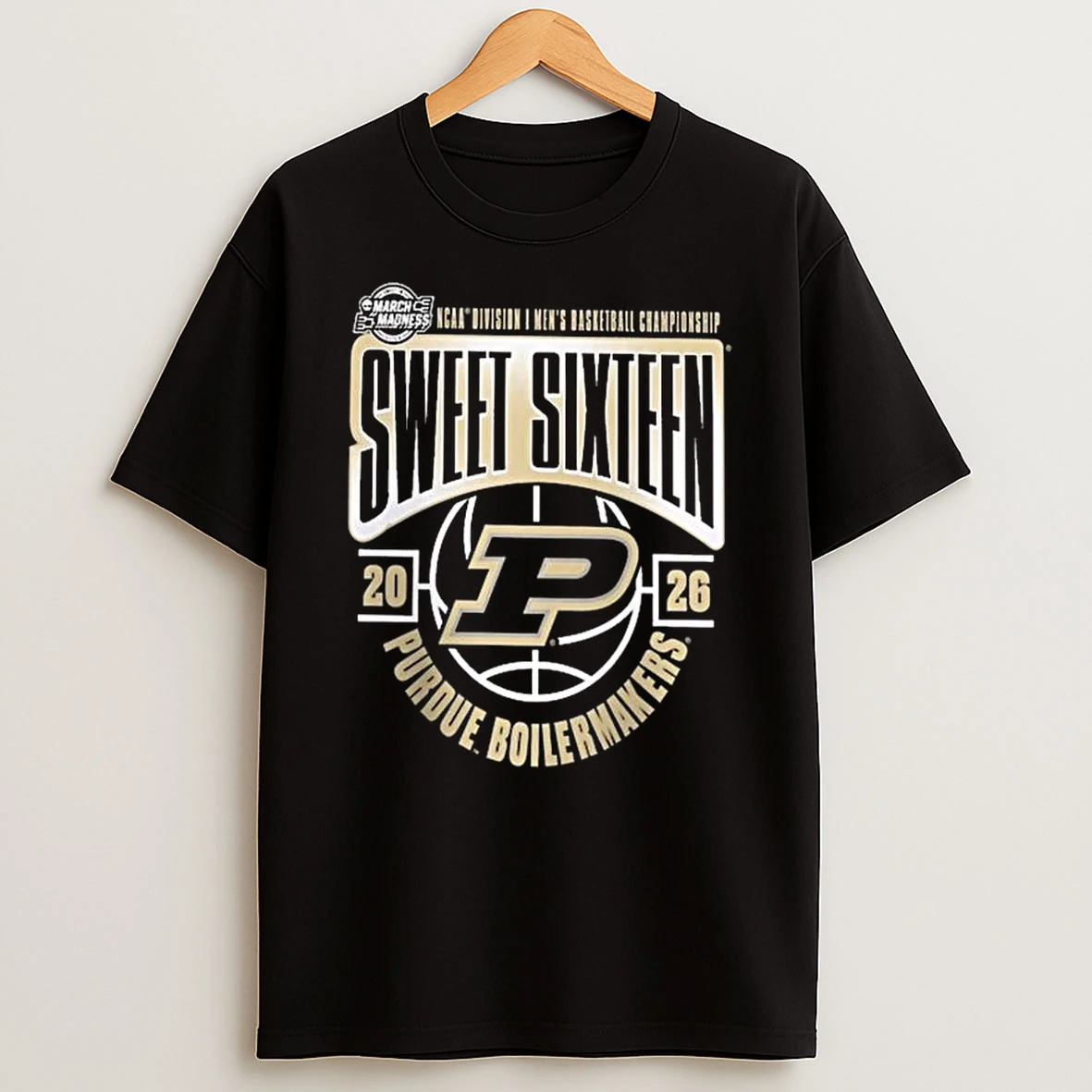 Purdue Boilermakers 2026 Ncaa Mens Basketball Tournament March Madness Sweet 16 T Shirt
