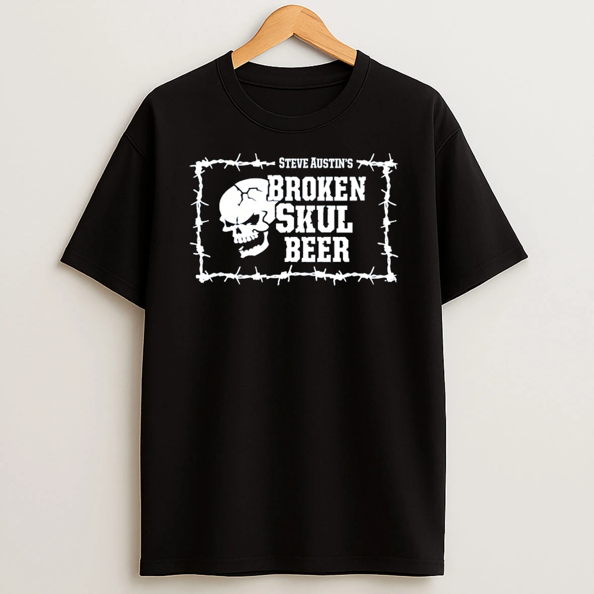 Qn2slkqk Steve Austins Broken Skull Beer T Shirt