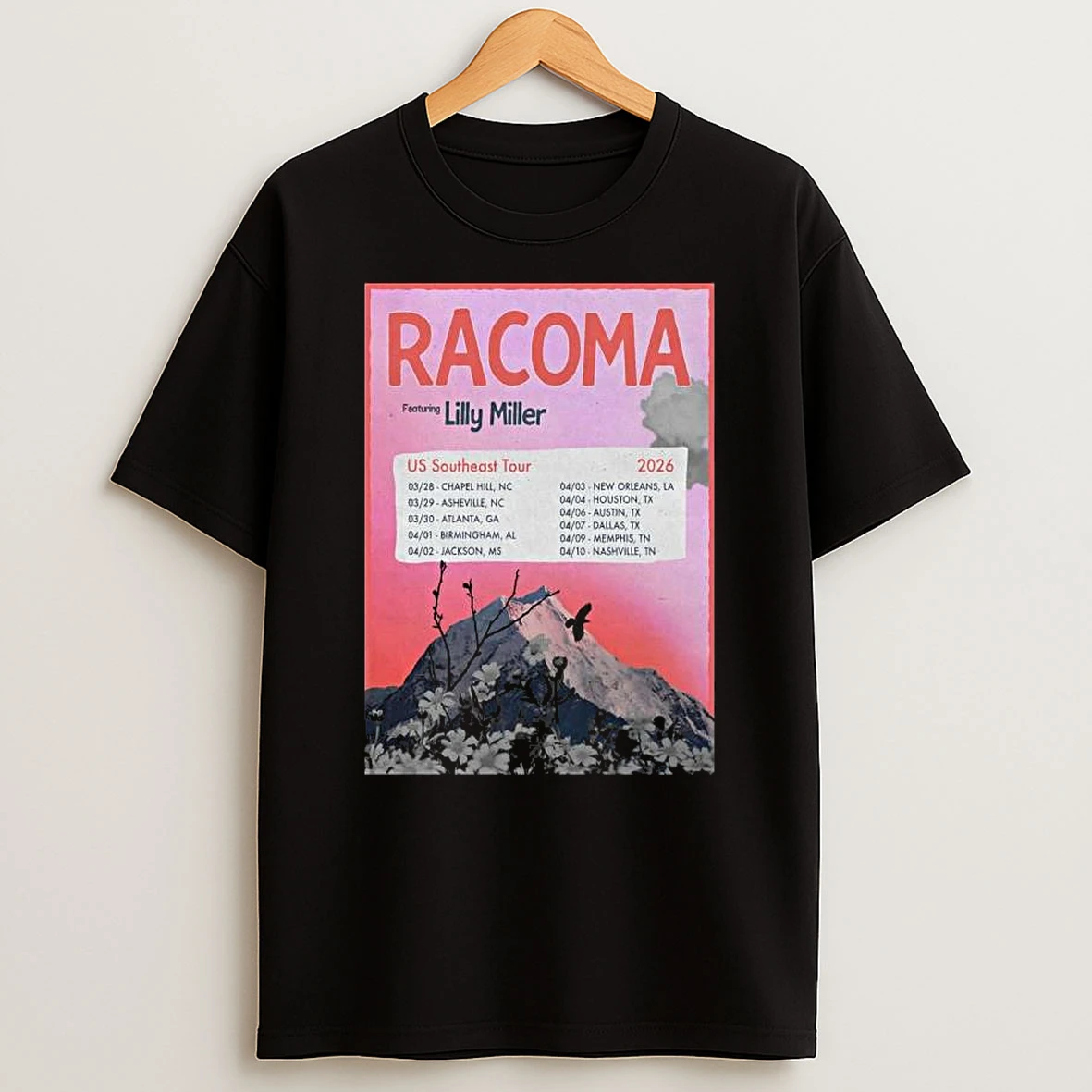 Racoma Ft Lilly Miller Us Southeast Tour 2026 T Shirt