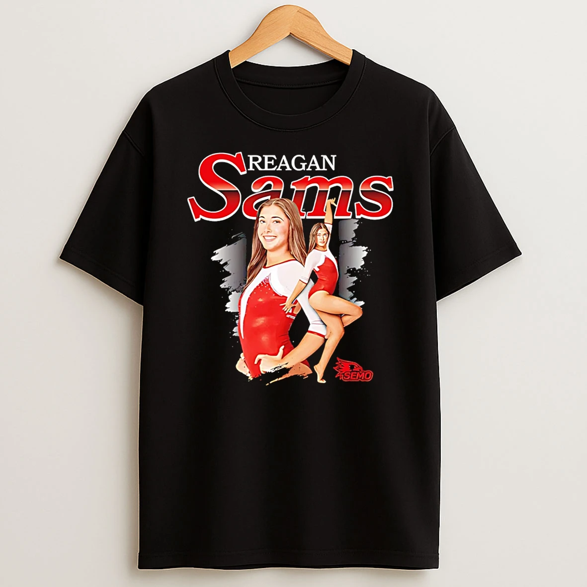 Reagan Sams Semo Gymnastics Ncaa Player Collage T Shirt