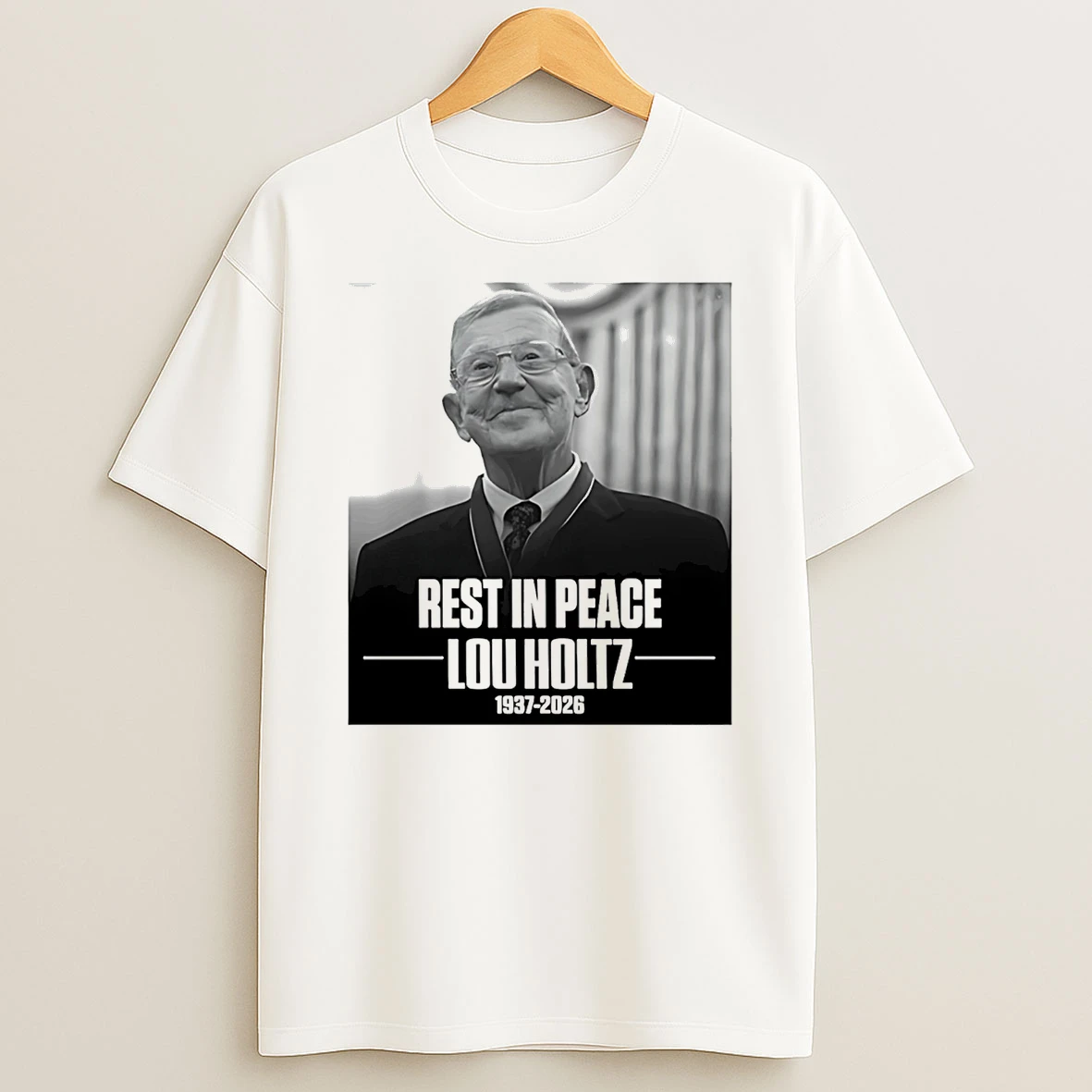 Rest In Peace Lou Holtz 1937 2026 T Shirt