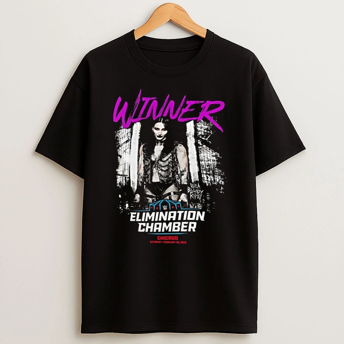 Rhea Ripley Elimination Chamber 2026 Womens Match Winner T Shirt