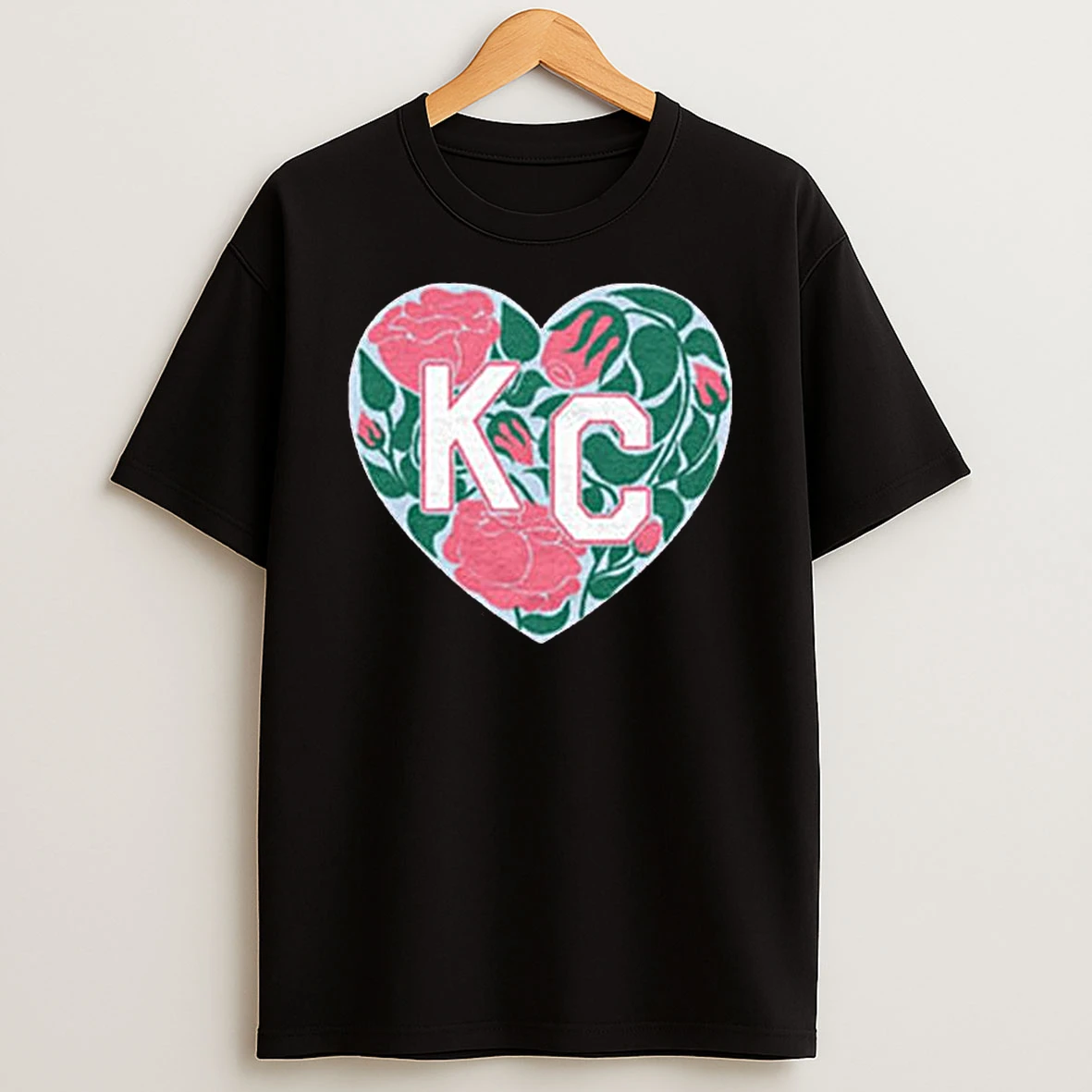 Rose Kc Heart Pink T Shirt