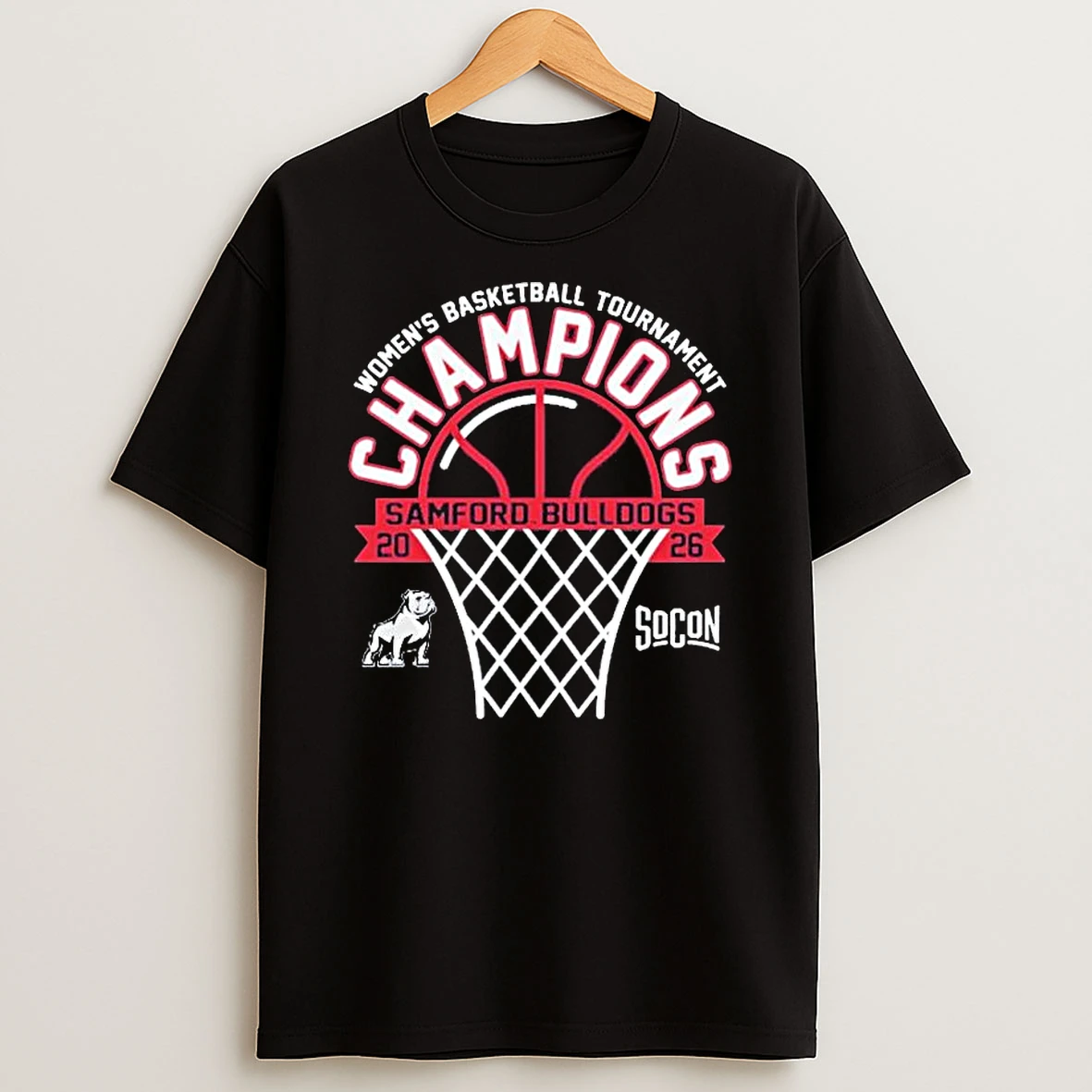 Samford University Womens Basketball 2026 Socon Tournament Champions T Shirt