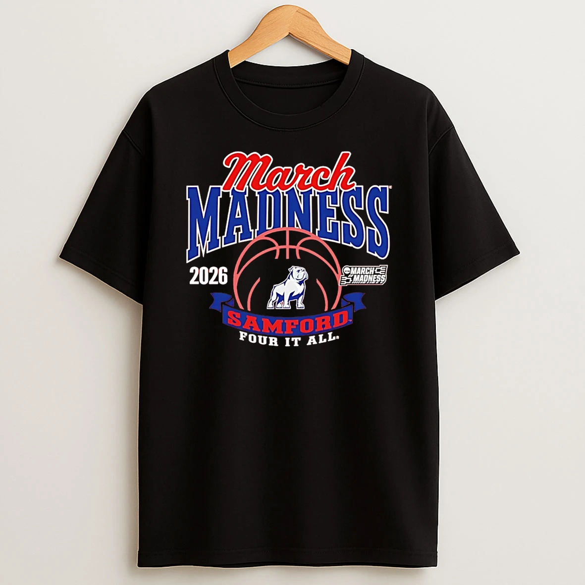 Samford Womens Basketball 2026 March Madness Bound T Shirt