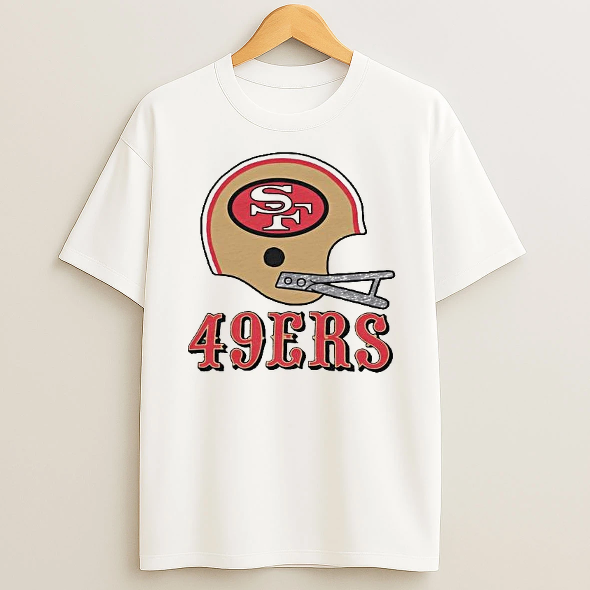 San Francisco 49ers Big Helmet T Shirt