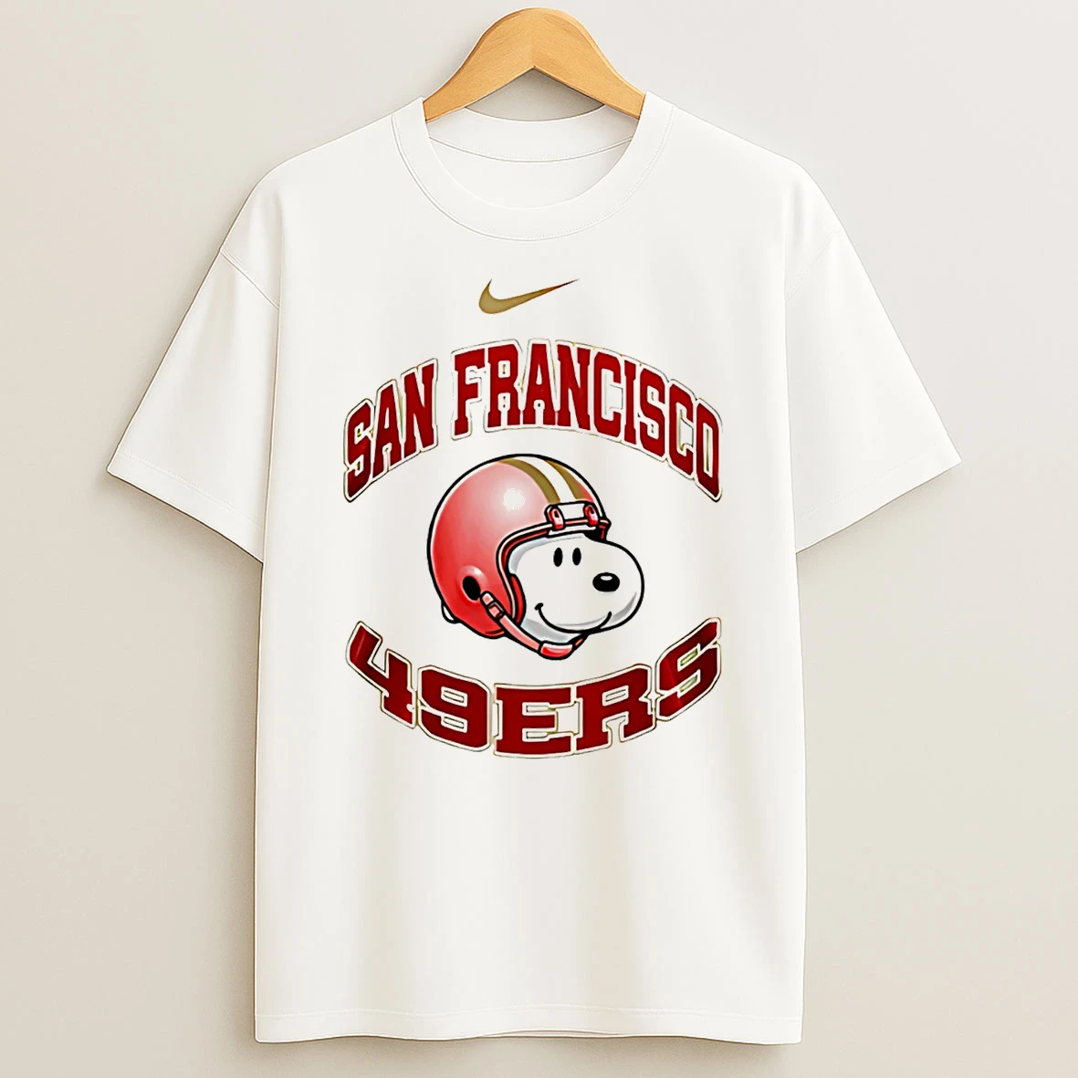San Francisco 49ers Snoopy Freedom 2026 Logo T Shirt