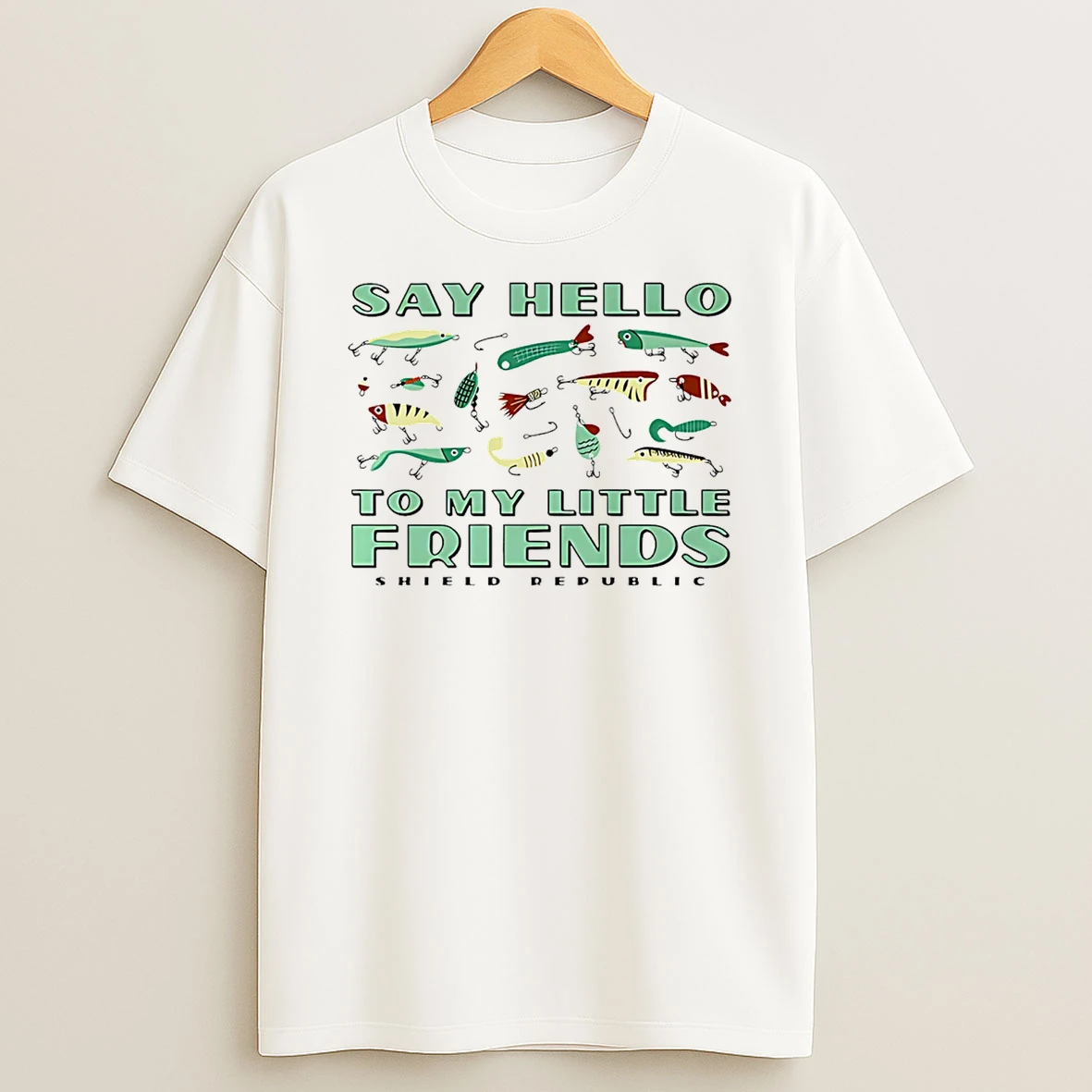 Say Hello To My Little Friends Green T Shirt
