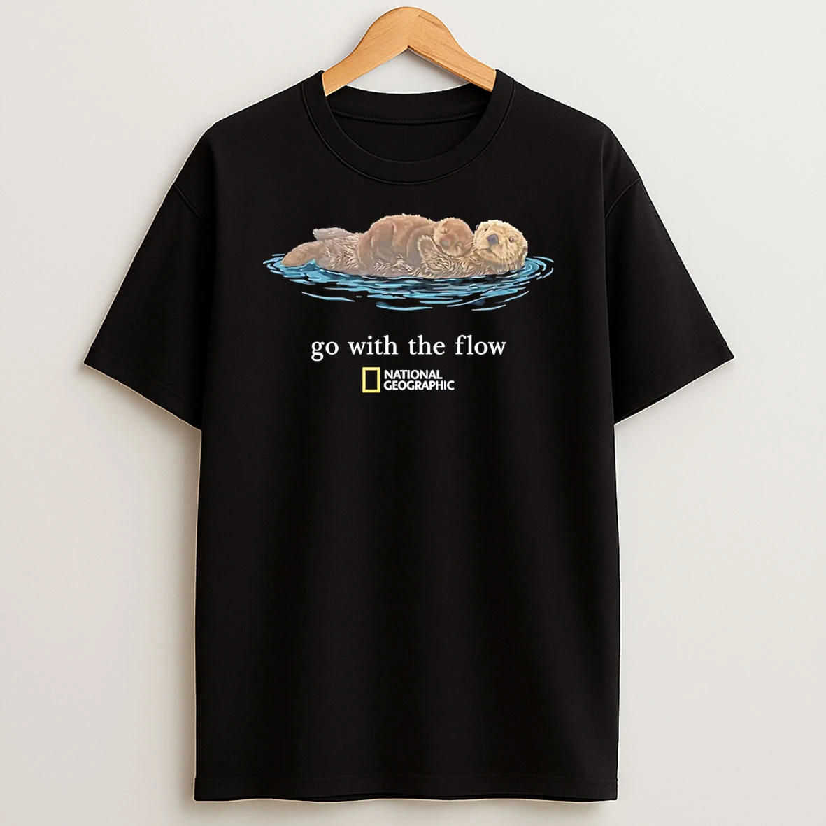 Sea Otter Go With The Flow T Shirt