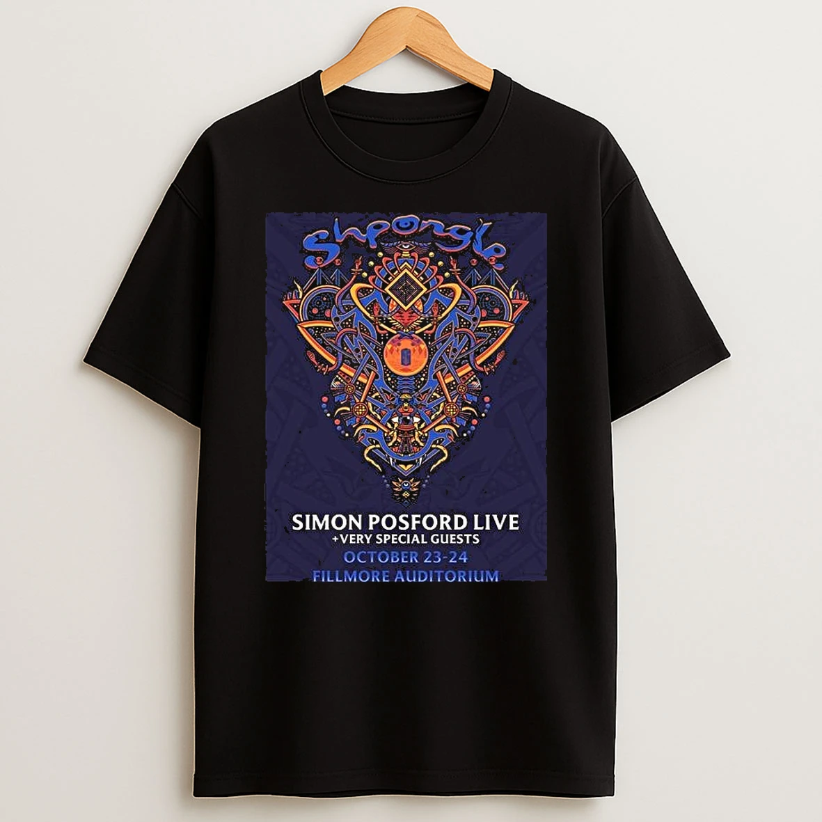 Simon Posford October 23 24 2026 Fillmore Auditorium Denver Colorado Tour T Shirt