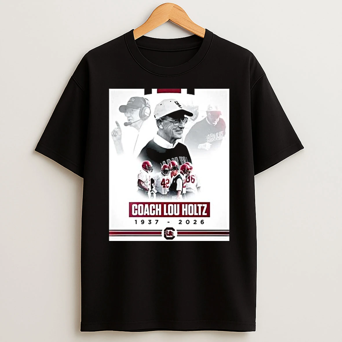 South Carolina Football Thank You Coach Lou Holtz 1937 2026 Forever To Thee T Shirt