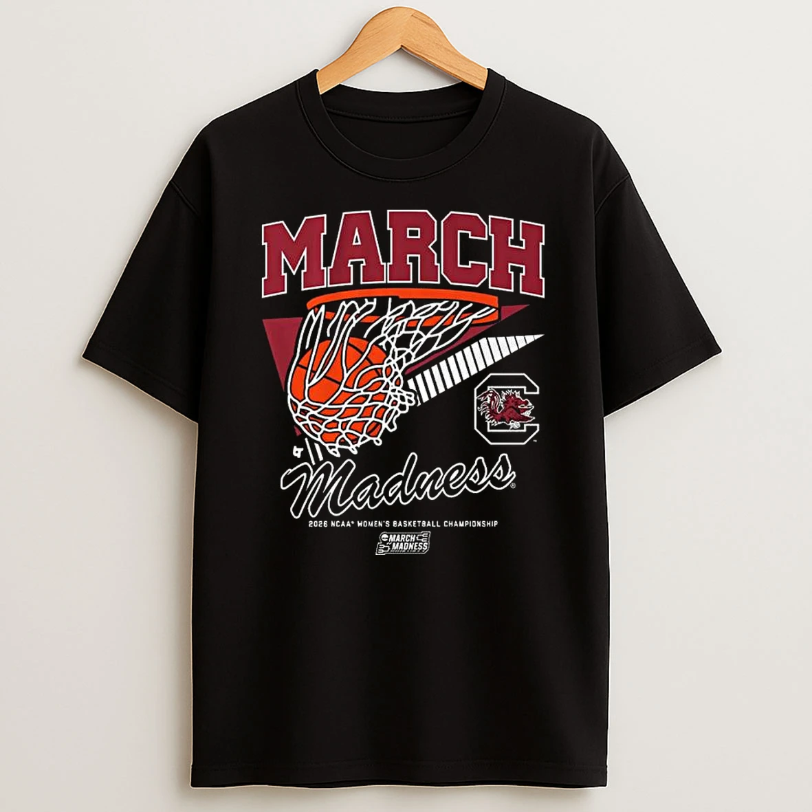 South Carolina Gamecocks March Madness 2026 Ncaa Womens Basketball Championship T Shirt