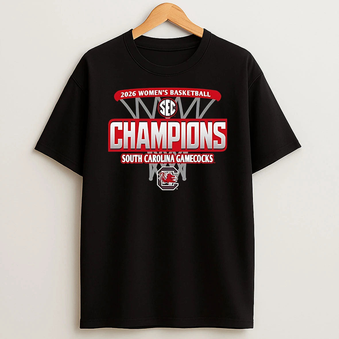 South Carolina Gamecocks Womens Basketball 2026 Regular Season Champions T Shirt