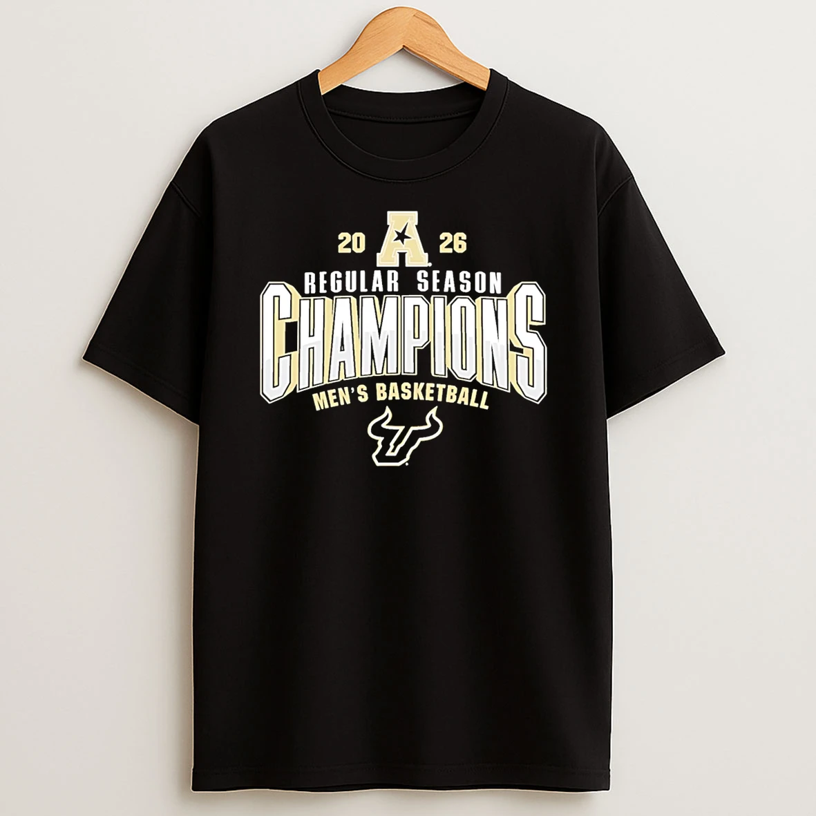South Florida Bulls 2026 Aac Mens Basketball Regular Season Champions Locker Room T Shirt
