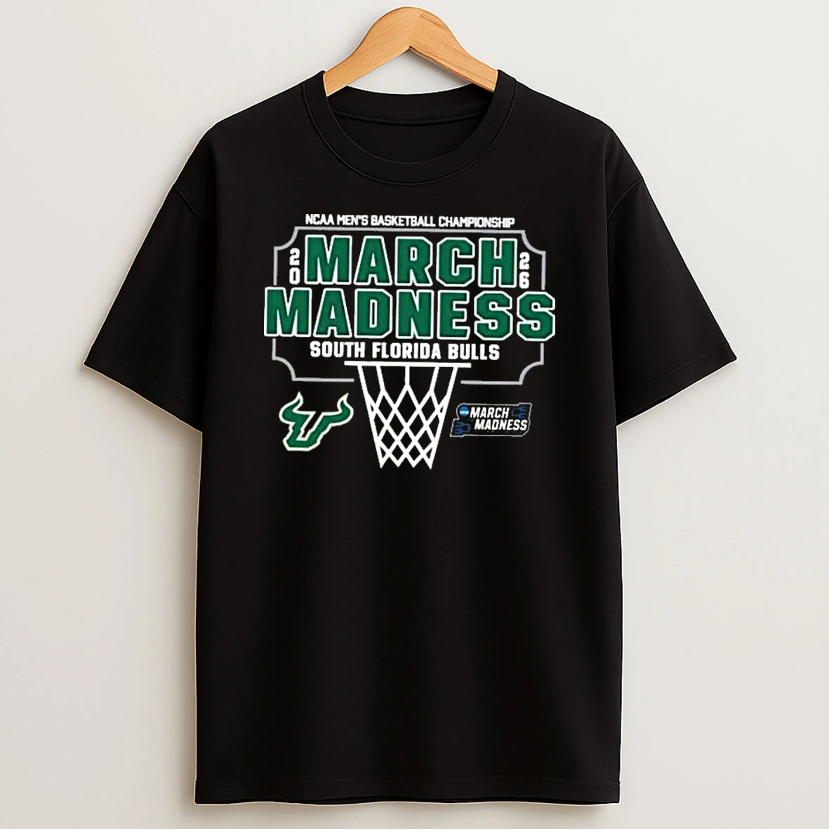 South Florida Bulls 2026 Ncaa Mens Basketball Tournament March Madness T Shirt