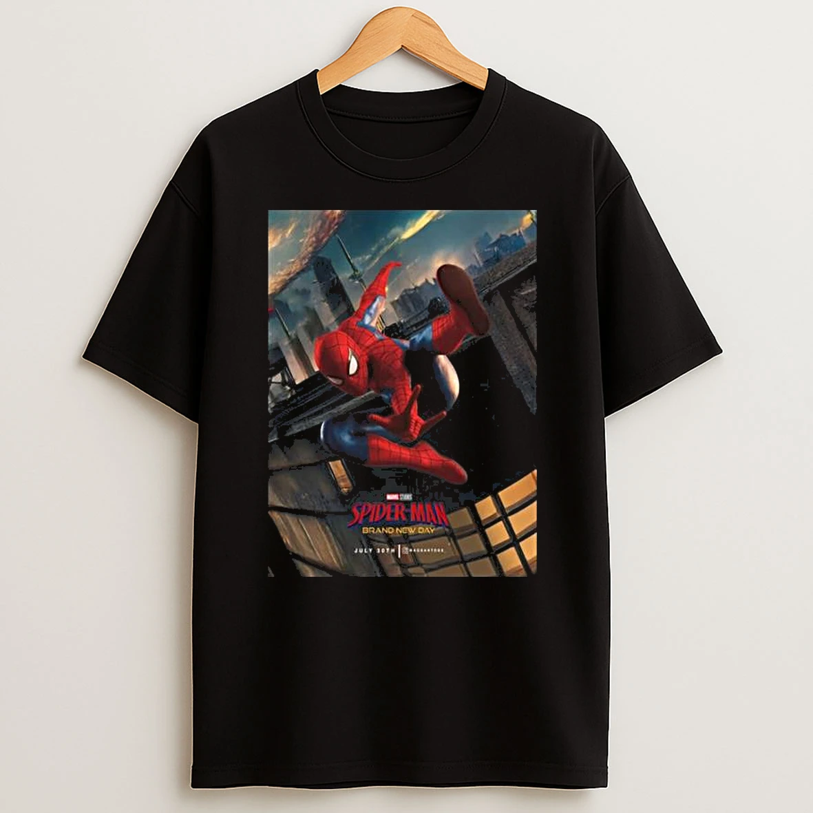 Spider Man Brand New Day July 30 2026 For New Trailer Art By Wagsantos T Shirt