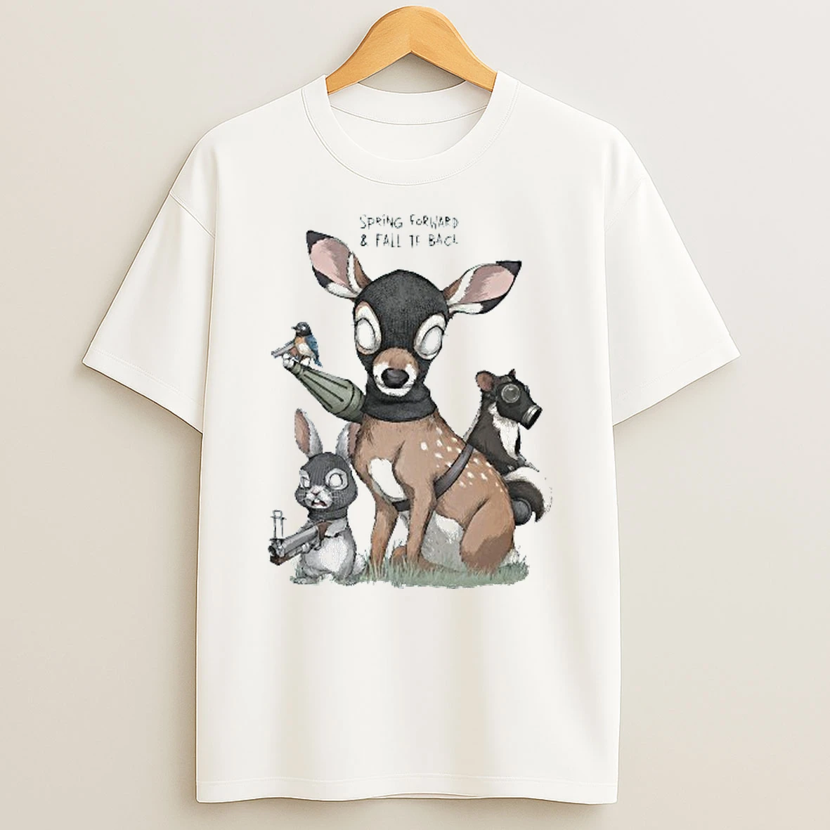 Spring Forward And Fall It Back Animals T Shirt