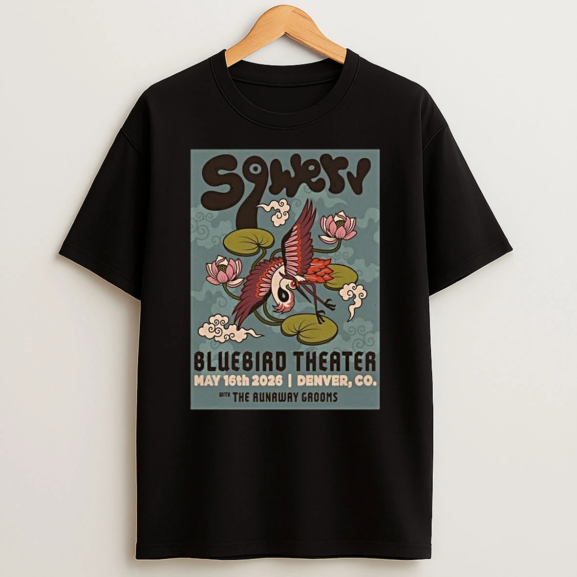 Sqwerv May 16 2026 Bluebird Theater In Denver Co T Shirt