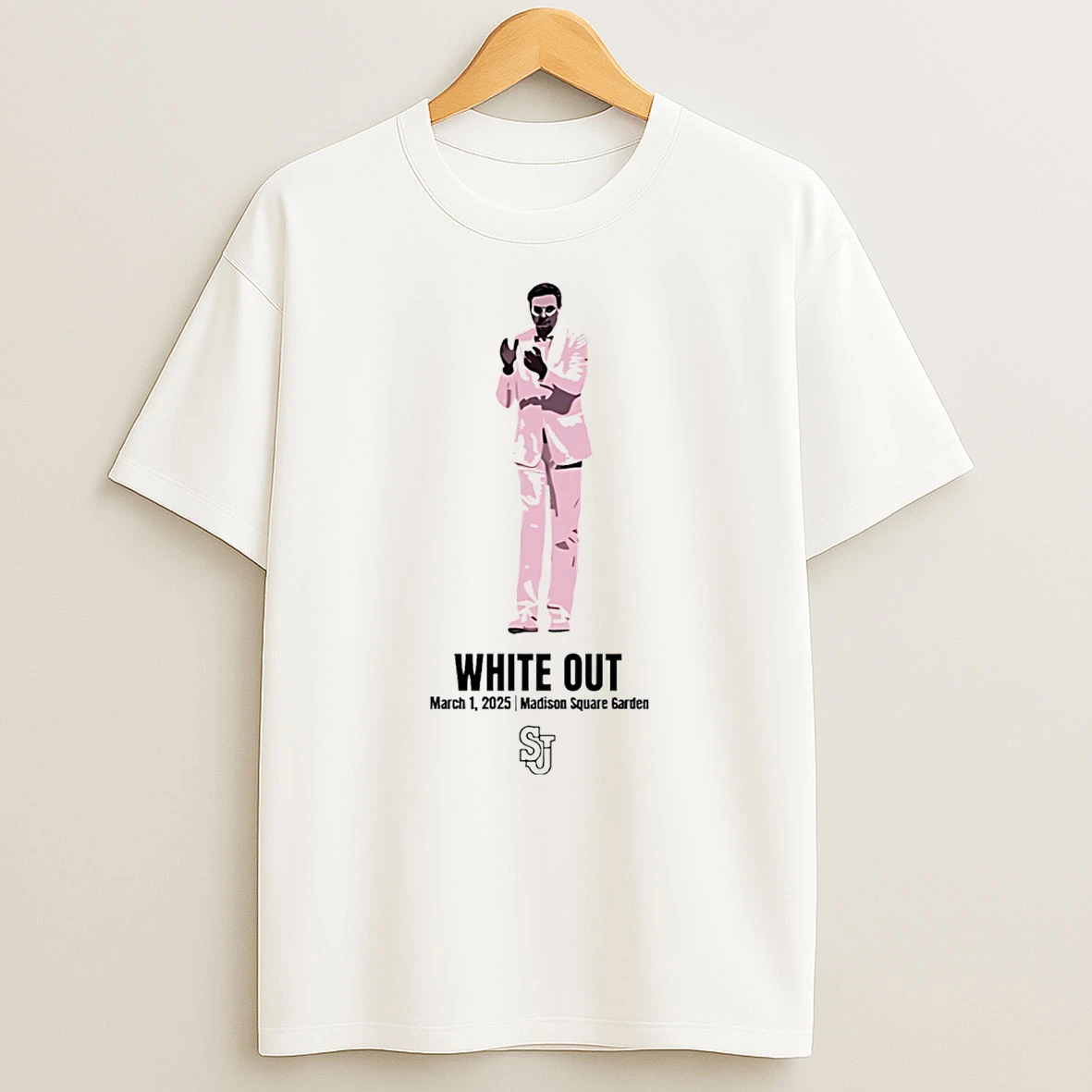 St Johns White Out March 1 2025 Madison Square Garden T Shirt